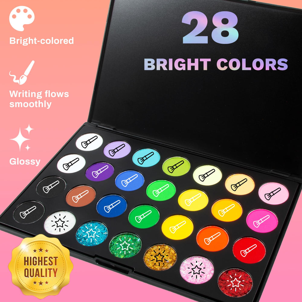 torbers paint palette close-up showing vibrant colors and smooth texture for easy blending