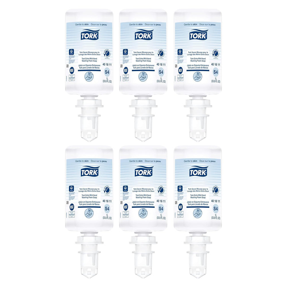Tork front packaging showing product name and gentle soap benefits