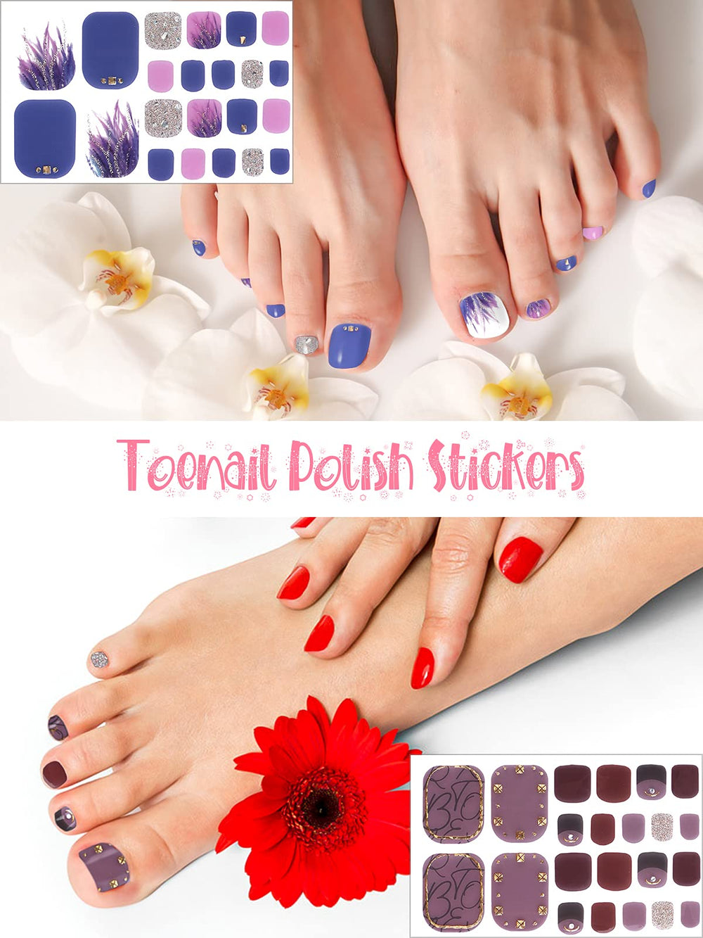 TOROKOM foot application demonstrating quick DIY pedicure convenience