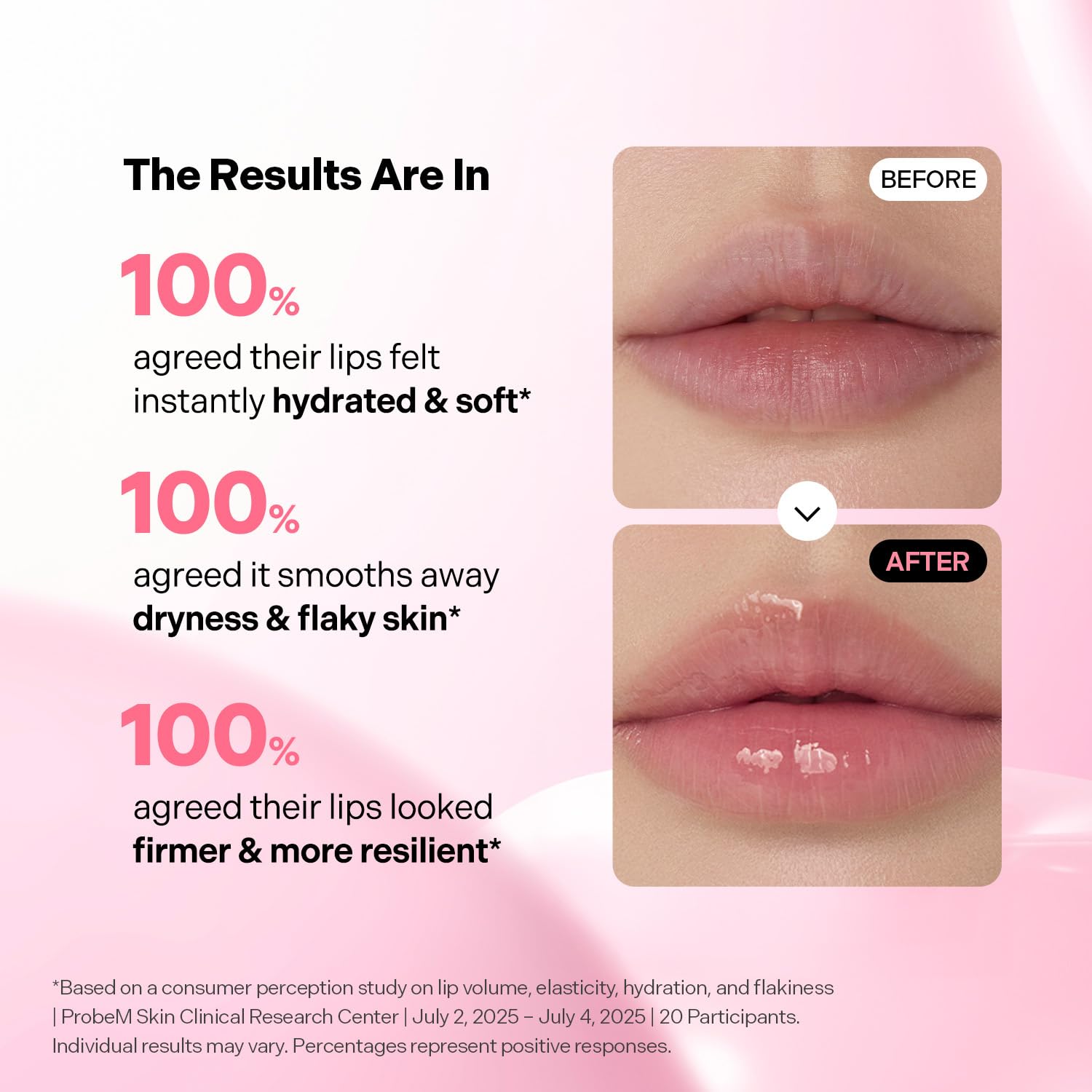Torriden lip swatch in natural light revealing glass-like shine effect