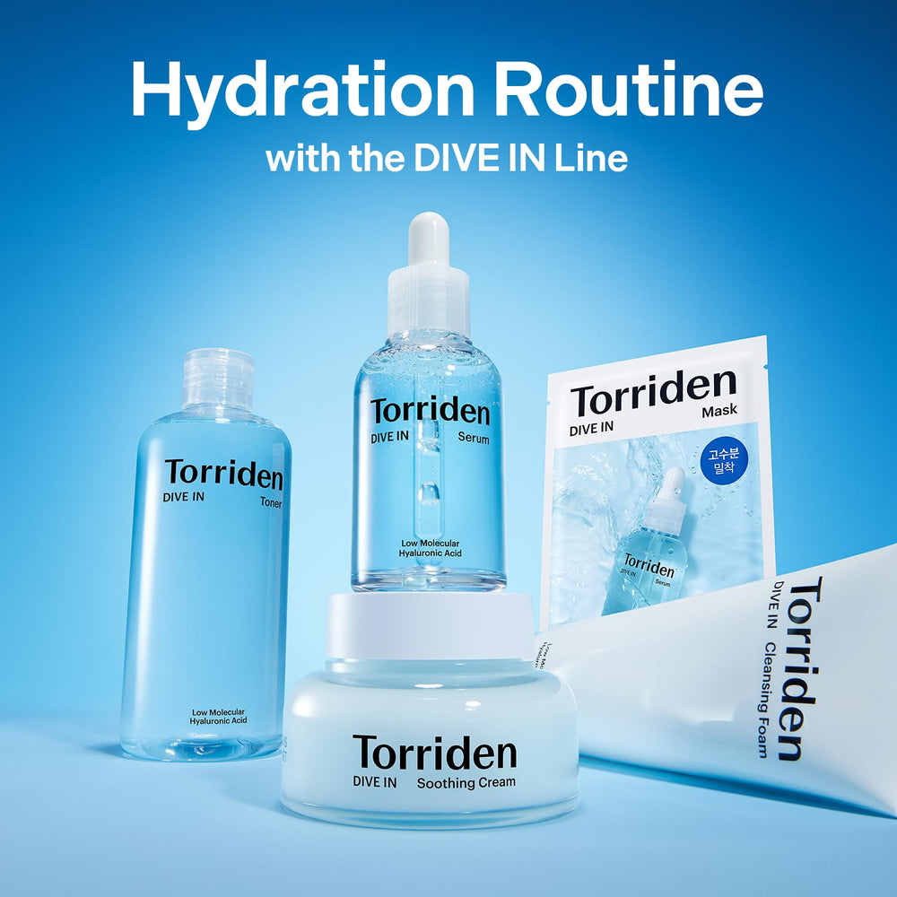 Torriden duo on bathroom counter lifestyle shot conveying daily routine convenience