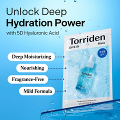 Torriden serum texture on fingertip showing lightweight hydration delivery