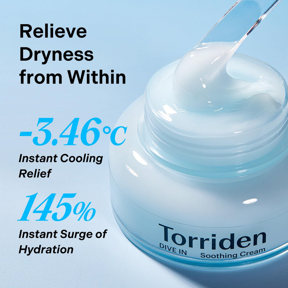 Torriden set flatlay of serum and cream emphasizing sustainable packaging and value