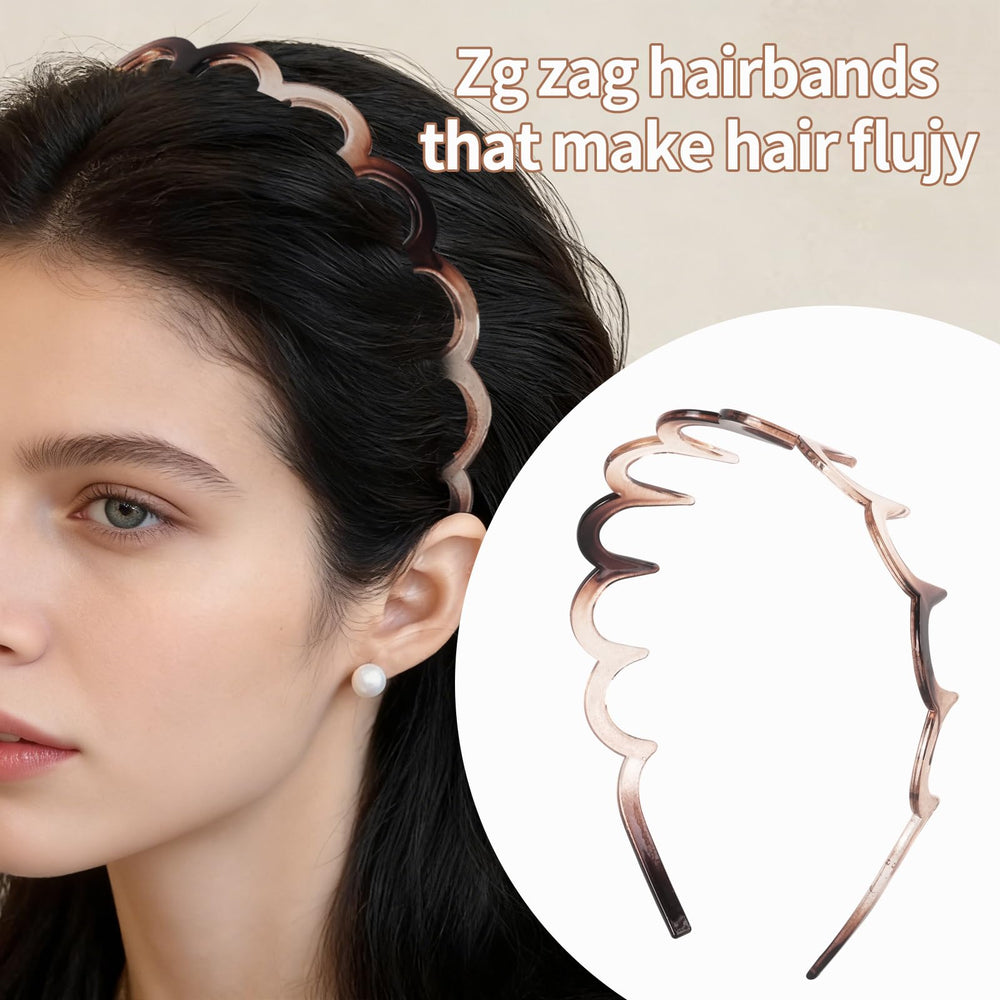 TOSEFES headband next to a hand for size comparison and fit guidance
