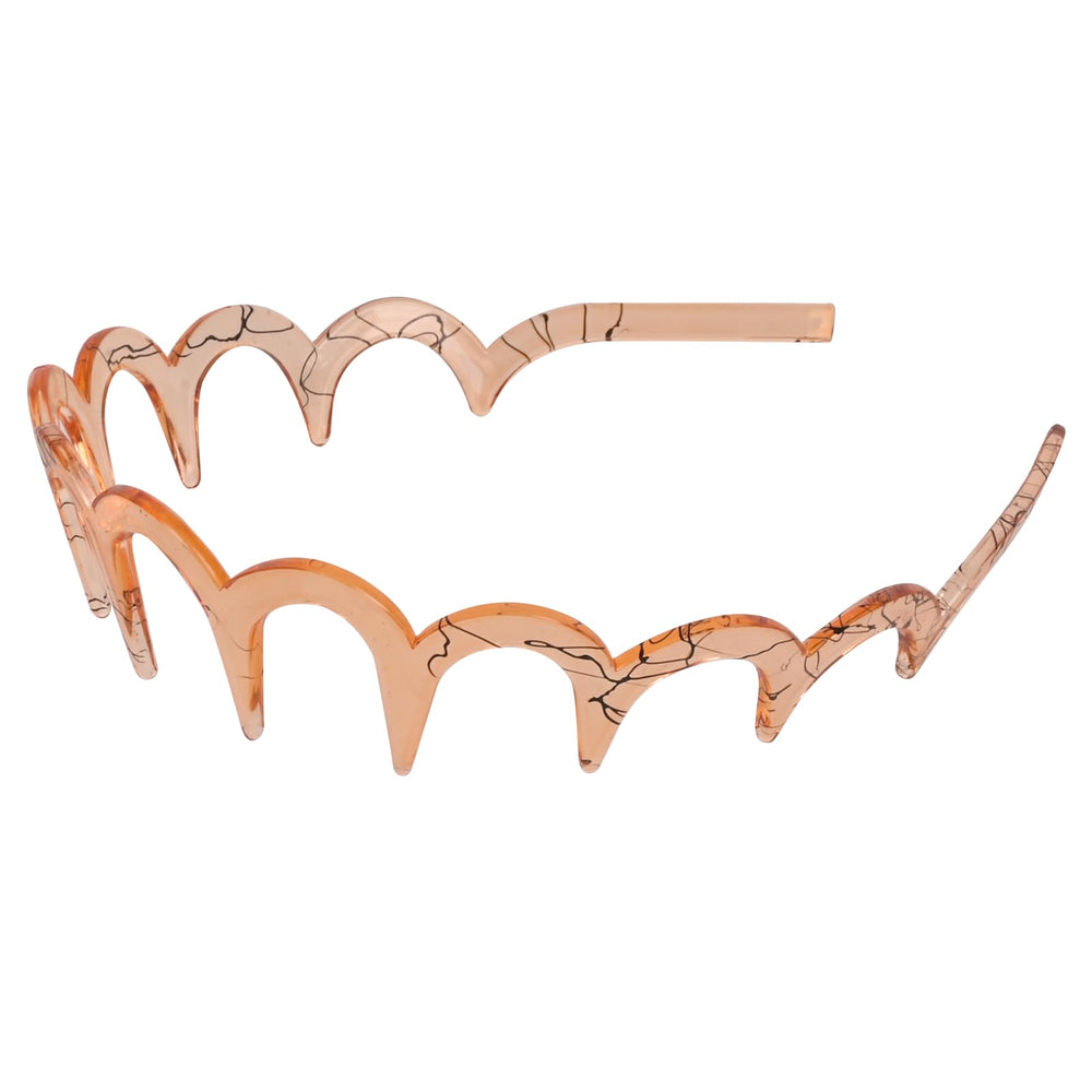 TOSEFES hand holding headband to show scale and lightweight convenience
