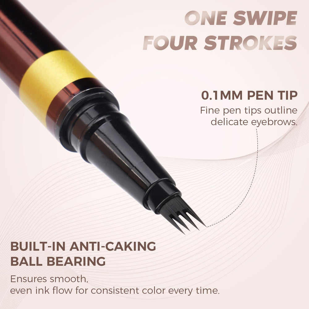 TOSOUATOP dark brown swatch showing true color payoff and buildable coverage