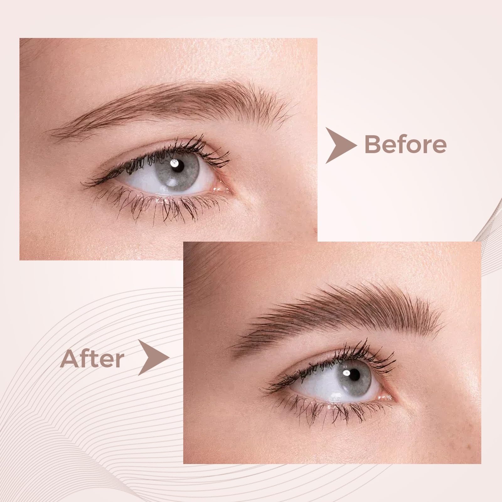 TOSOUATOP visible pencil strokes on skin illustrating natural texture and blendability