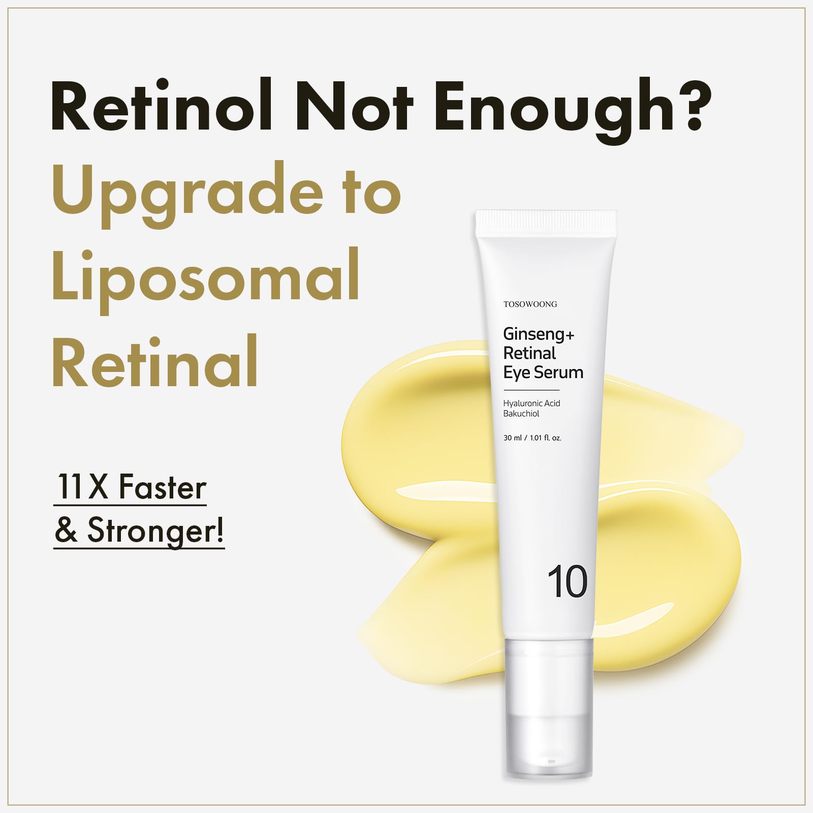 TOSOWOONG applying serum under-eye illustrating precise targeted treatment