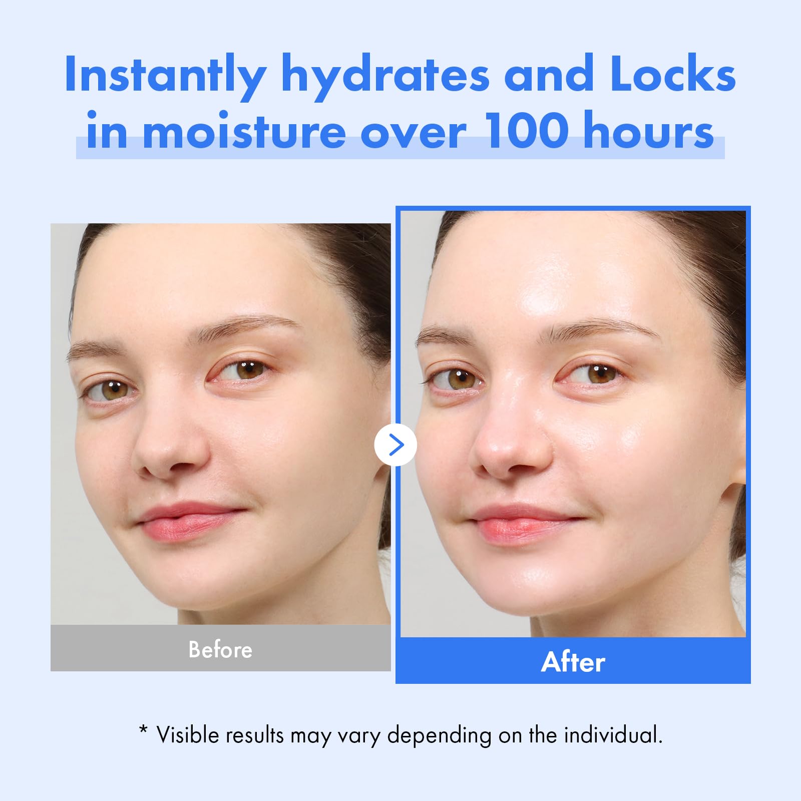 TOSOWOONG creamy blue mask texture close-up highlighting smooth spreadability