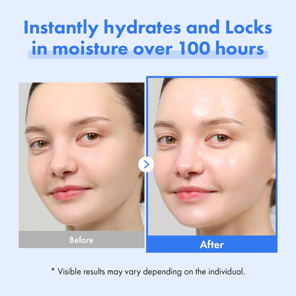 TOSOWOONG creamy blue mask texture close-up highlighting smooth spreadability