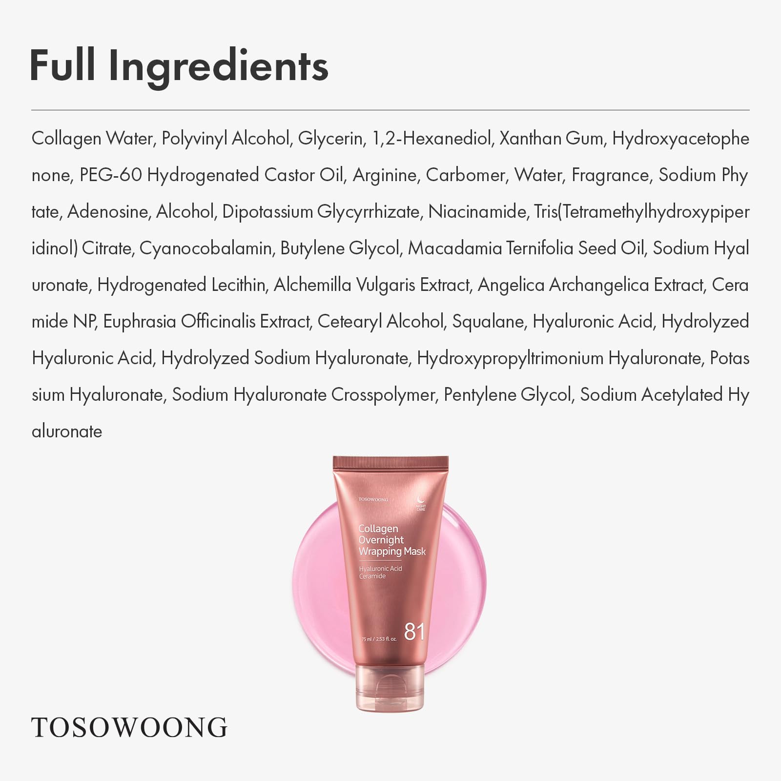 TOSOWOONG in bathroom setting suggesting calm nighttime routine benefit