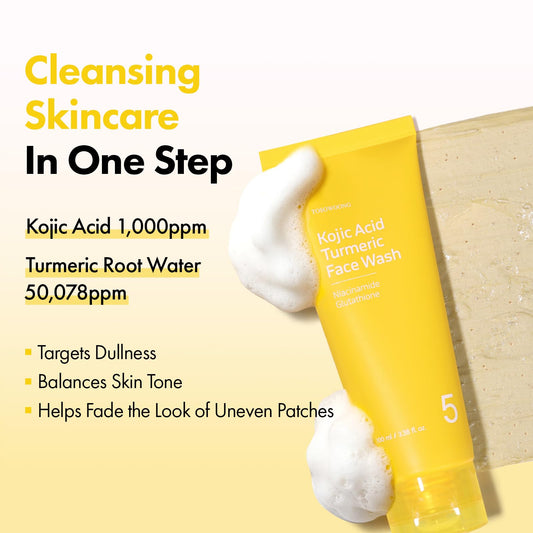 TOSOWOONG mochi whip foam texture demonstrating gentle cleansing