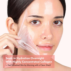 TOSOWOONG peeling mask in morning shows clean peel-off and pore-refining benefit