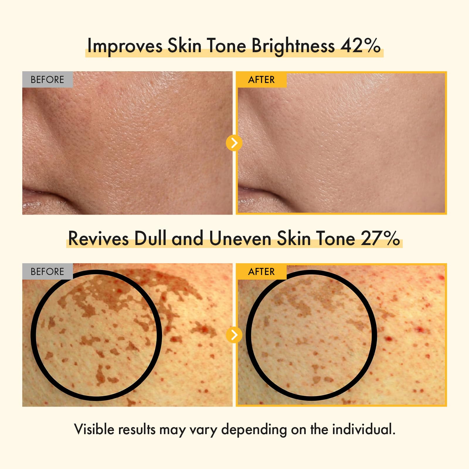 TOSOWOONG cream texture swatch showing lightweight absorbent finish