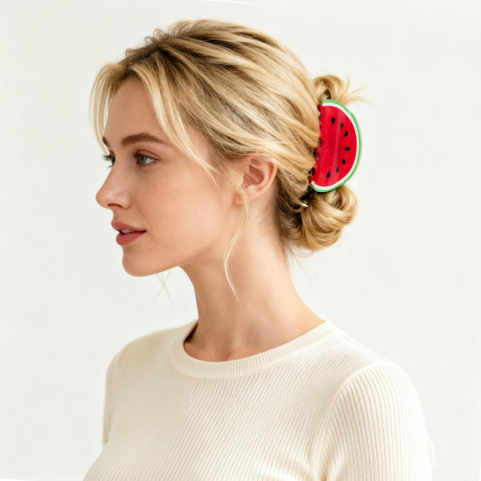 Totelux two clips flat-lay display showing matching set for versatile styling
