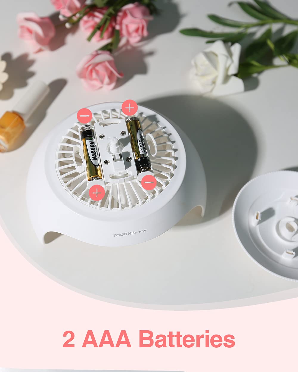 TOUCHBeauty drying nails in use showing safe child-friendly operation