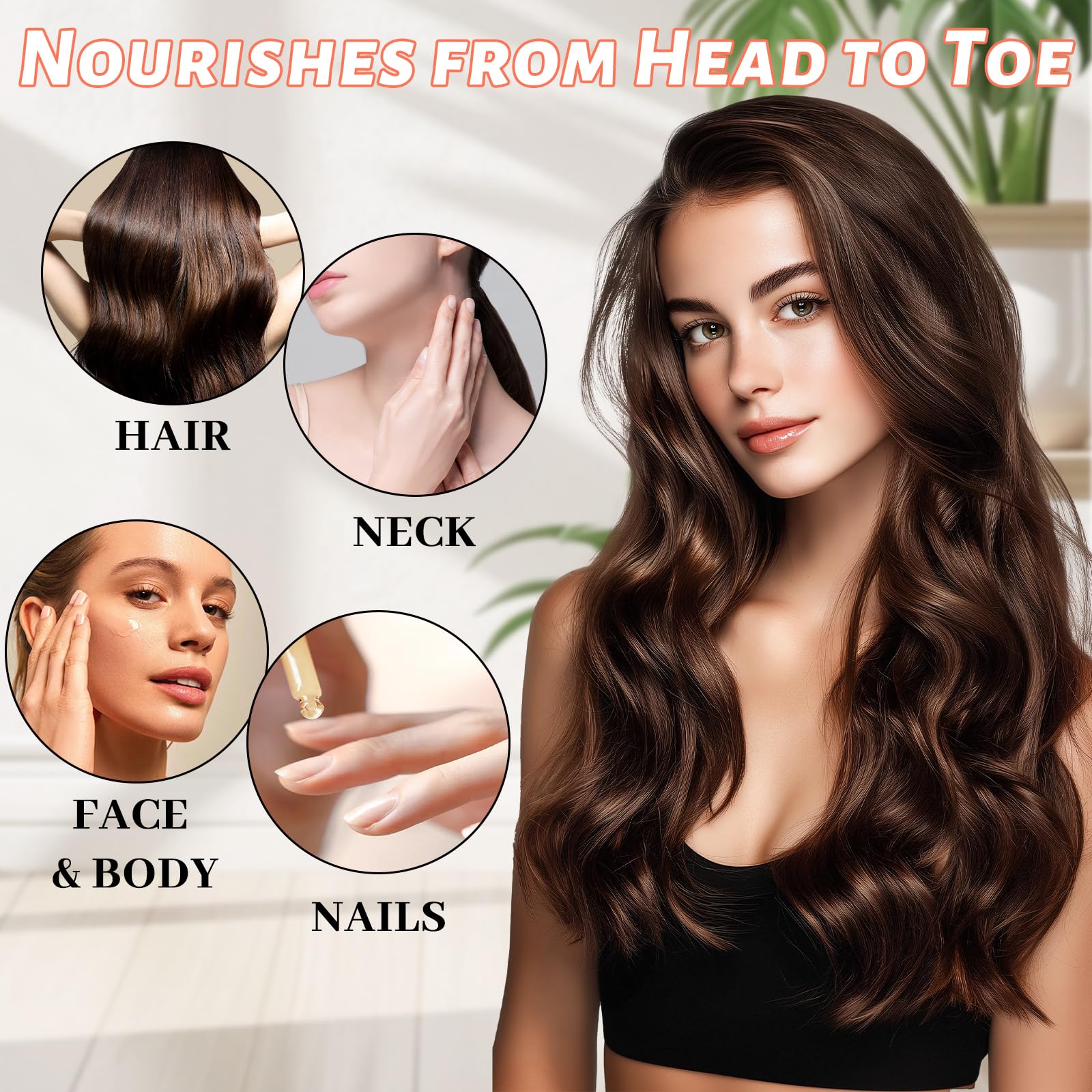 tovaginsh applying a few drops to hands demonstrating quick absorption benefit