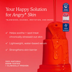 Tower 28 serum drop texture close-up showing lightweight, fast-absorbing feel