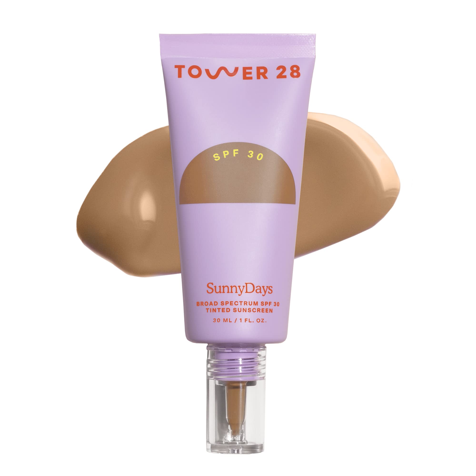 Tower 28 SunnyDays front packaging showing tube and shade information for easy choice