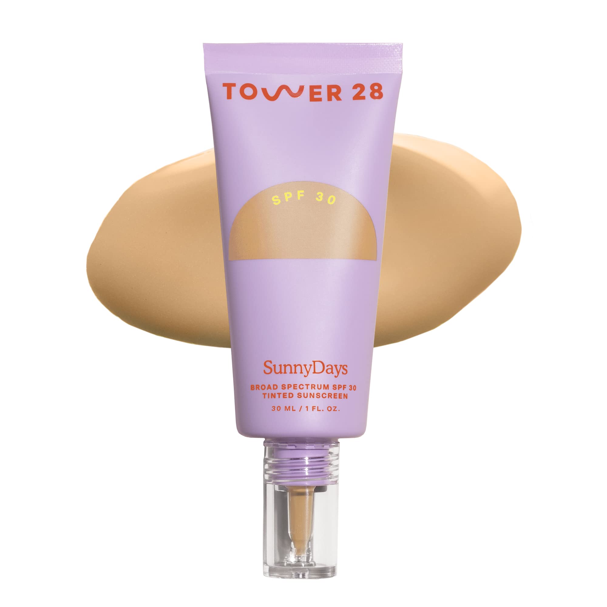 Tower 28 front packaging showing SPF 30 tinted moisturizer and shade