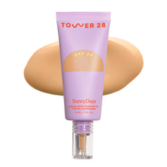 Tower 28 front packaging showing SPF 30 tinted moisturizer and shade