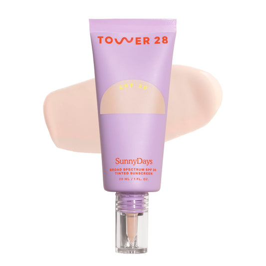 Tower 28 SunnyDays front packaging showing SPF 30 and shade