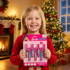 Townley Girl Barbie ingredient label close-up highlighting plant-based, water-washable formula