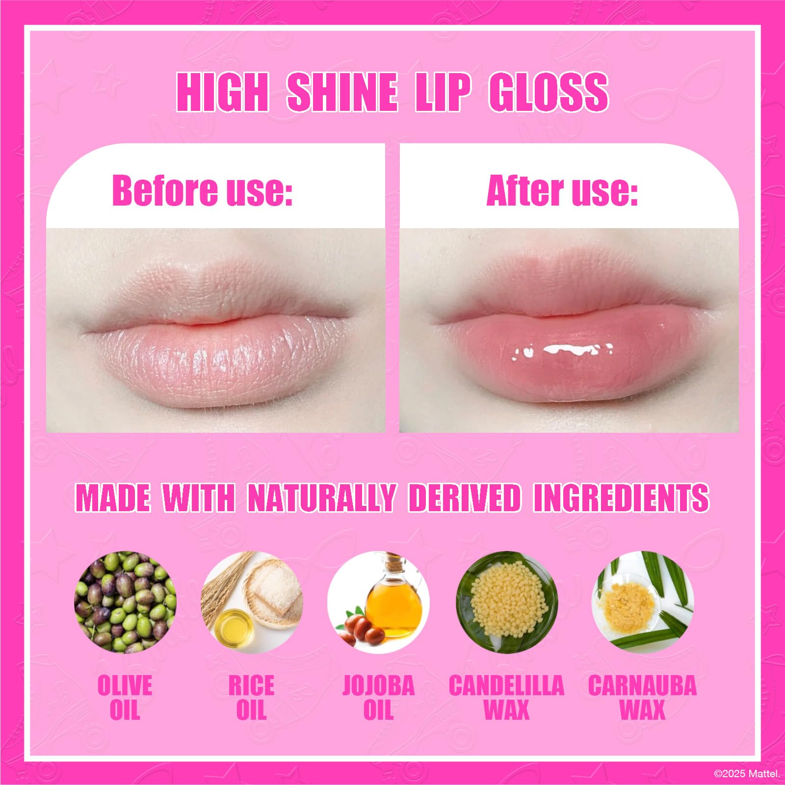 Townley Girl Barbie open applicator displaying product tip and simple twist design for small hands