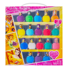 Townley Girl front packaging showing Belle-themed 18-piece set and colors