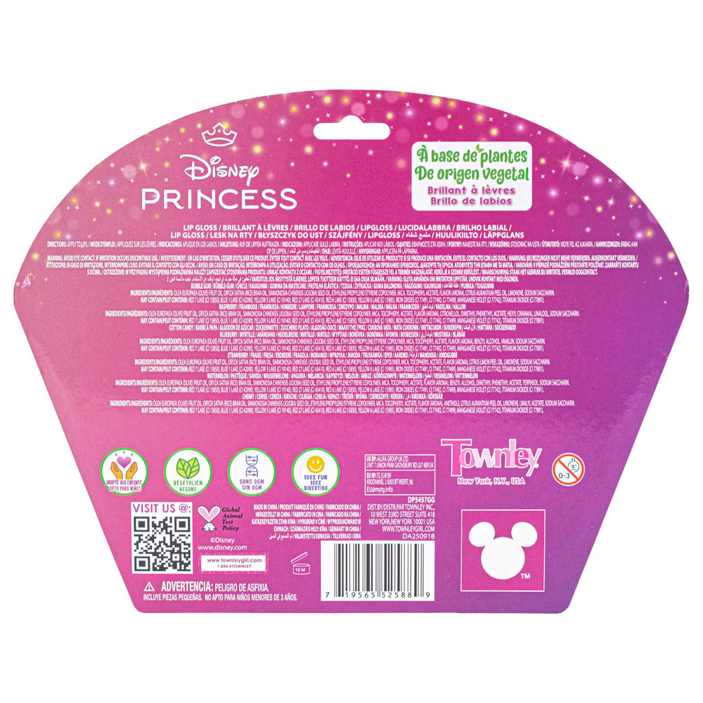 Townley Girl ingredient panel showing plant-based oils and gentle formulation