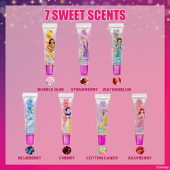 Townley Girl detailed swirled gloss texture showing two-color shimmer and gloss