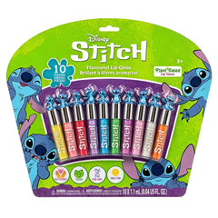 Townley Girl front packaging showing Disney Stitch and ten glosses for fun
