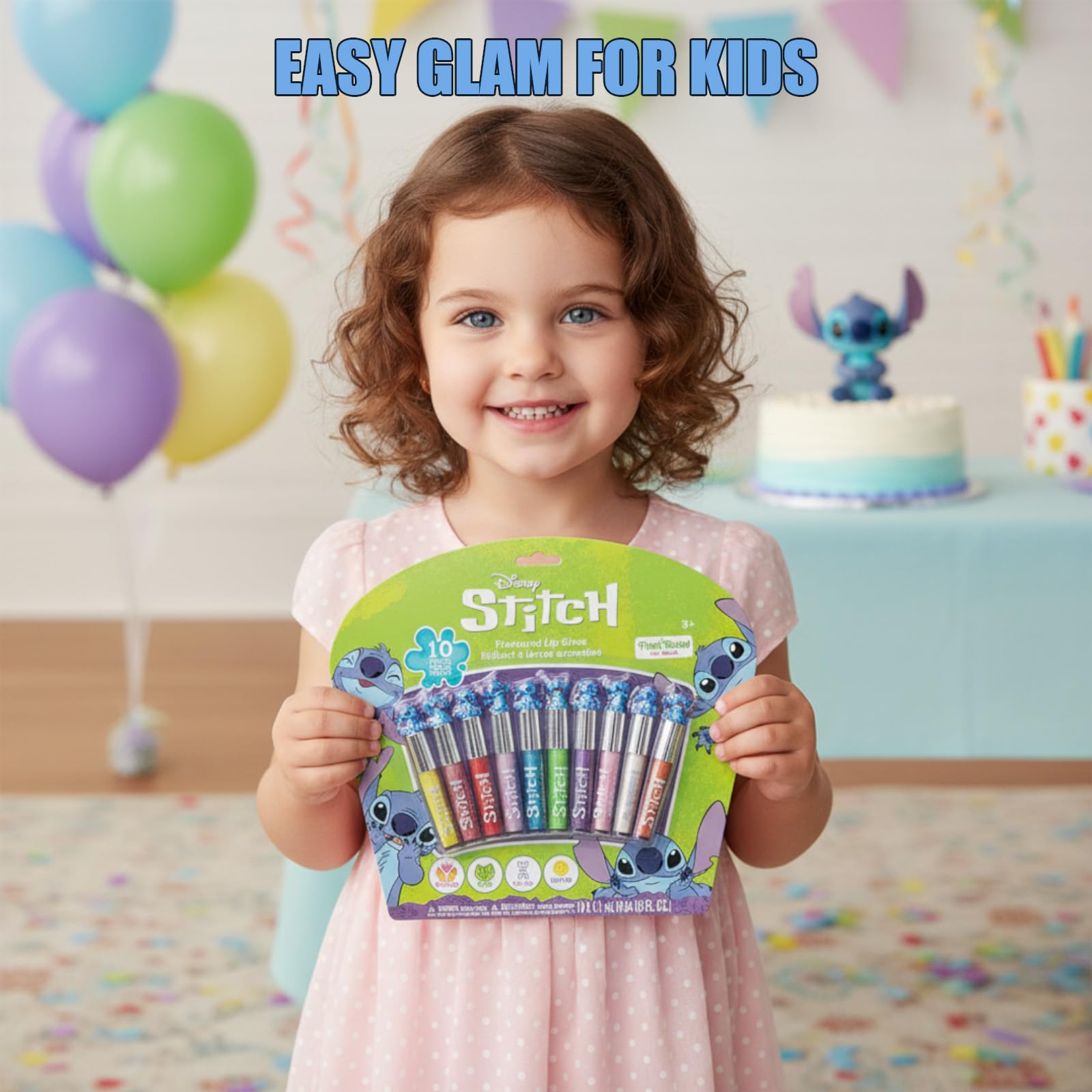 Townley Girl kids using gloss during a sleepover promoting social play