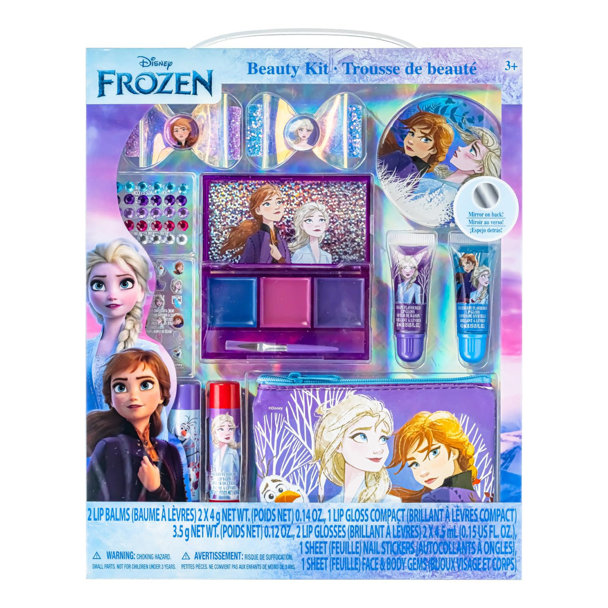 Townley Girl front packaging showing Frozen characters and included items for gifting