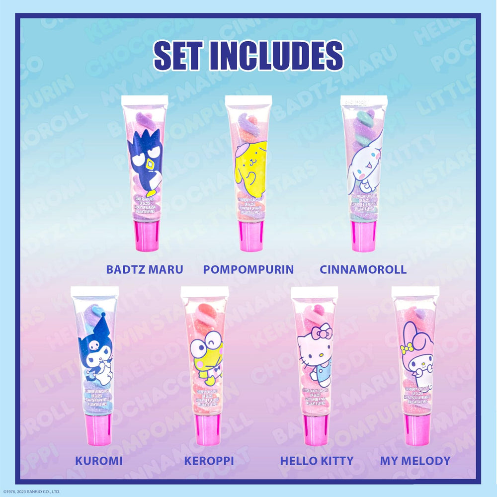 Townley Girl lip gloss texture swatched on hand showing glossy, hydrating shine