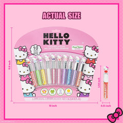 Townley Girl Hello Kitty character cap detail highlights collectible design