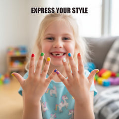 Townley Girl Hello Kitty sheet of themed nail stickers with cute shapes benefit: instant decoration