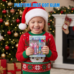 Townley Girl party favor arrangement with balms spread out showing gifting convenience benefit