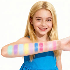Townley Girl hand-held palette for size and portability benefit
