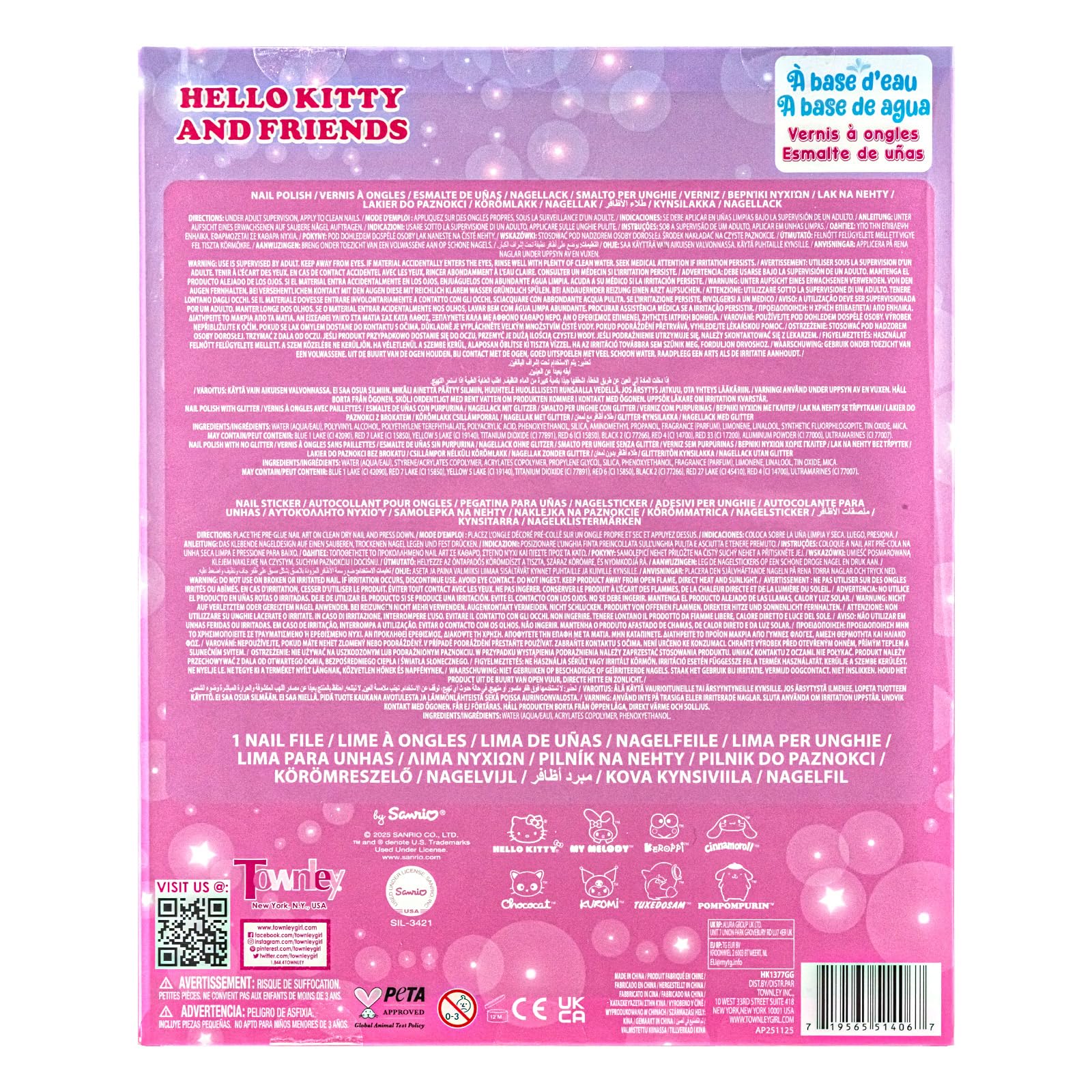 Townley Girl lifestyle birthday party display highlighting gift-ready packaging and fun