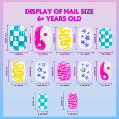 Townley Girl kids at a sleepover decorating nails together for shared fun