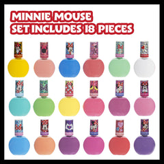 Townley Girl Minnie polish bottle close-up showing brush and safe, water-based formula