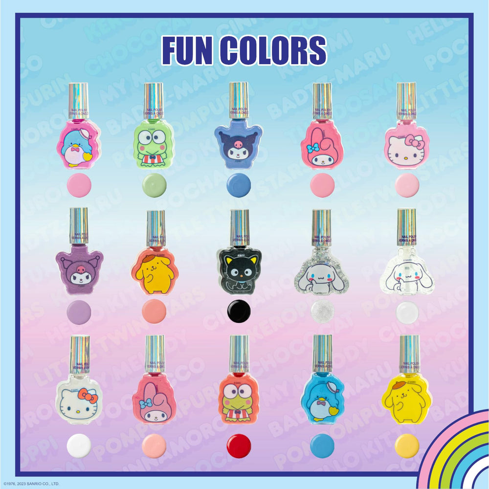 Townley Girl nail stickers and file detail offering quick decoration and neat nail shaping
