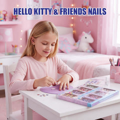 Townley Girl nails applied on a child's hands benefit: playful manicure ready-to-wear