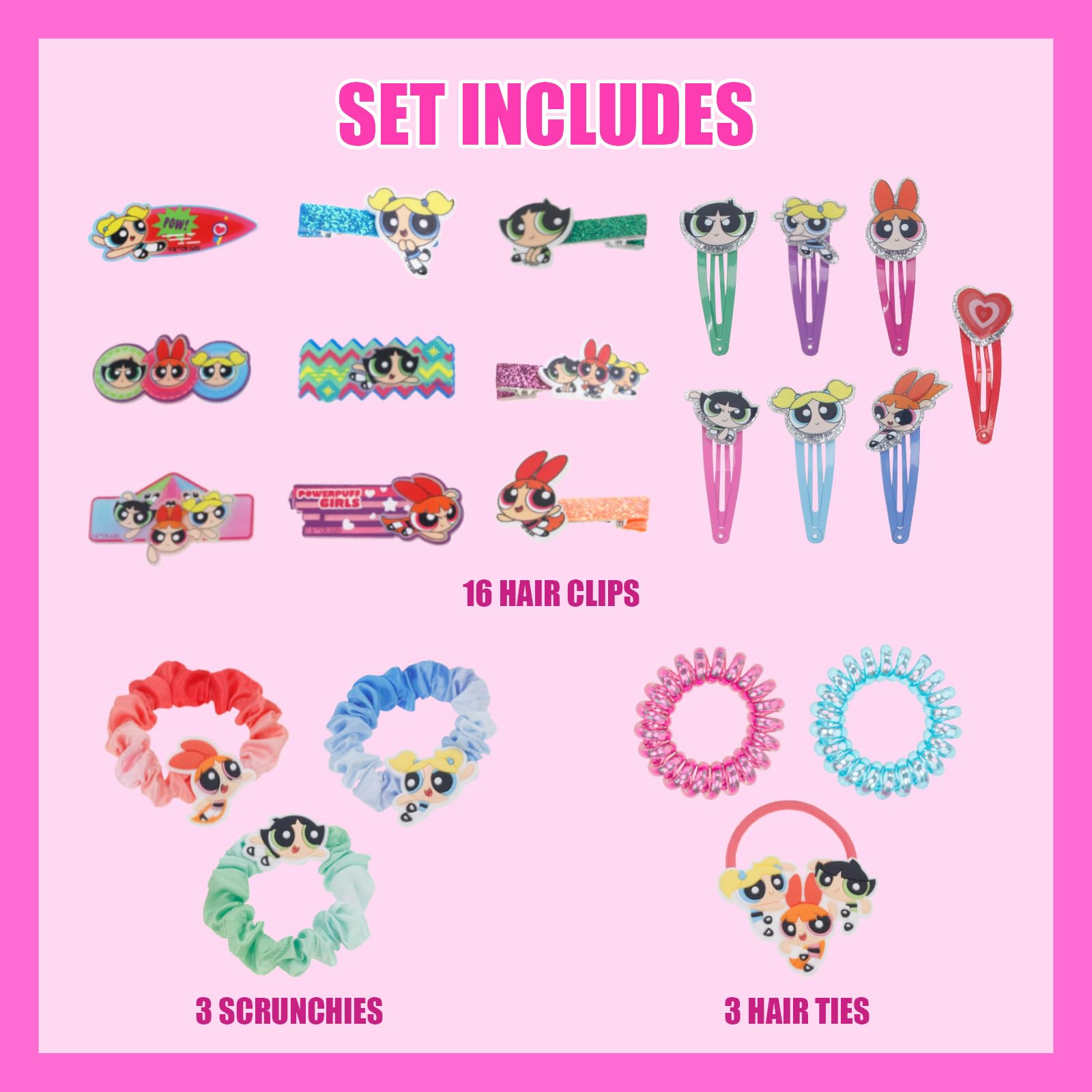 Townley Girl accessories laid out to show variety and easy styling choices
