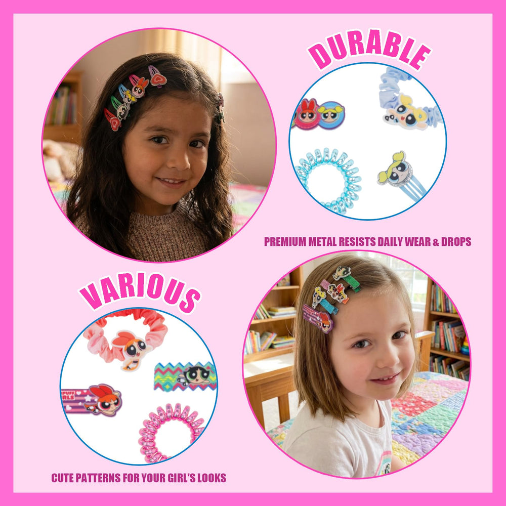 Townley Girl satin scrunchies close-up showing soft fabric and gentle hair protection