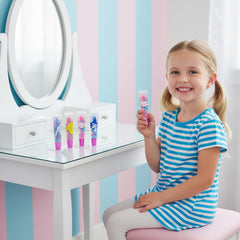 Townley Girl tube held in a child’s hand to show compact, kid-friendly size