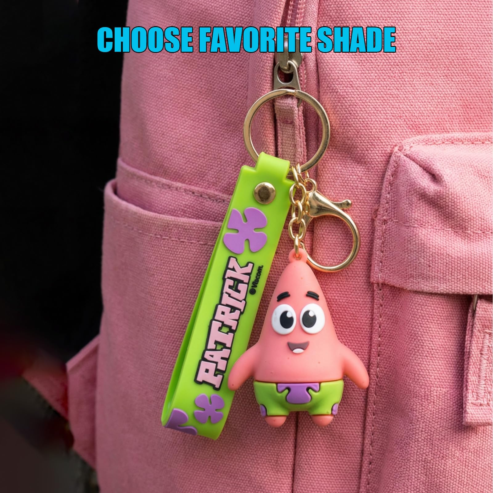 Townley Girl SpongeBob size comparison next to coin to show compact, pocketable benefit