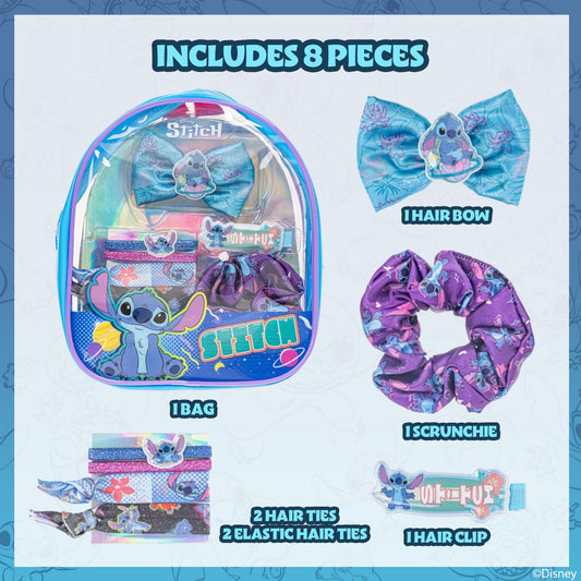 Townley Girl fabric hair bow close-up showing stitch detail and gentle hold benefit