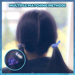 Townley Girl hair clips open, showing snag-free edges and hair protection